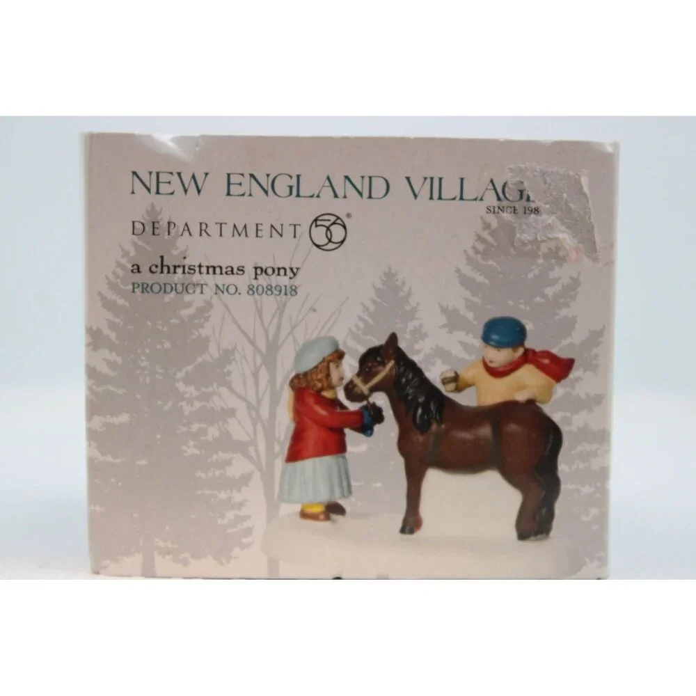Dept 56 New England Village - A Christmas Pony